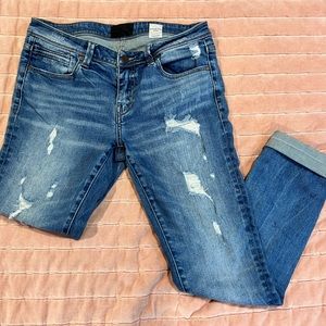 Buckle Black Skinny Jeans